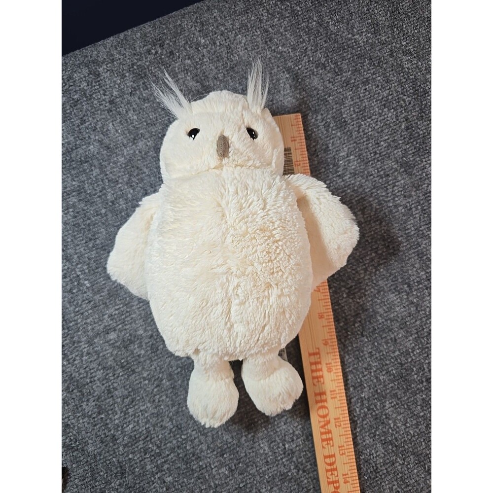 Jellycat Woodland Bashful Owl Plush Stuffed Animal Cream White “11 - Picture 2 of 9